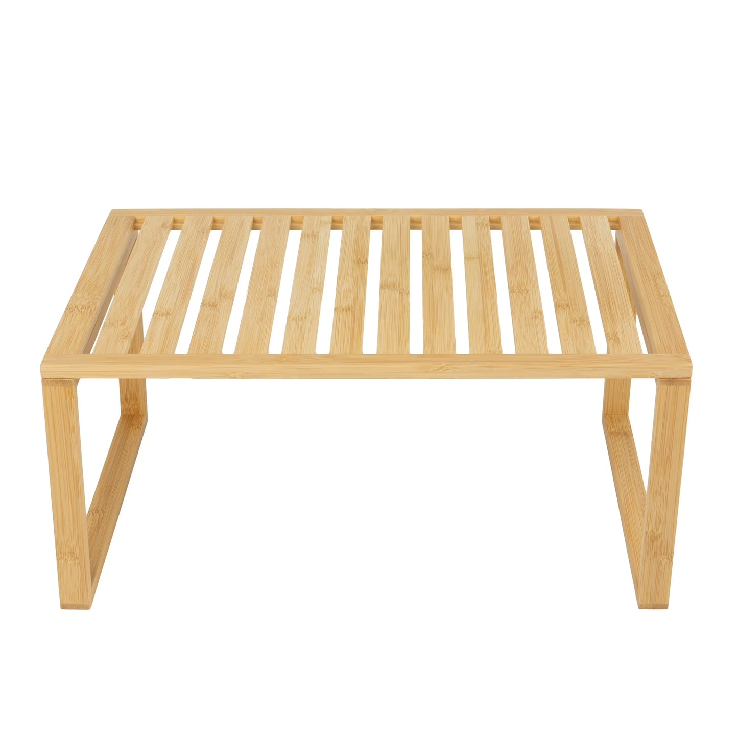 Better Homes & Gardens Bamboo Stackable Shelf, Natural Bamboo Color