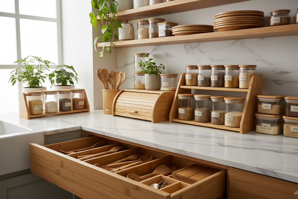 Eco-Friendly Home & Kitchen Organization
