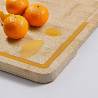 Mainstays 8.5" x 11" Non-Slip Bamboo Cutting Board with Juice Groove