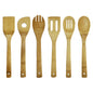 Oceanstar 6-Piece Bamboo Cooking Utensil Set, KT1286
