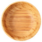 Wekvgz Bamboo Fruit Bowl Large Capacity Bamboo Salad Bowl