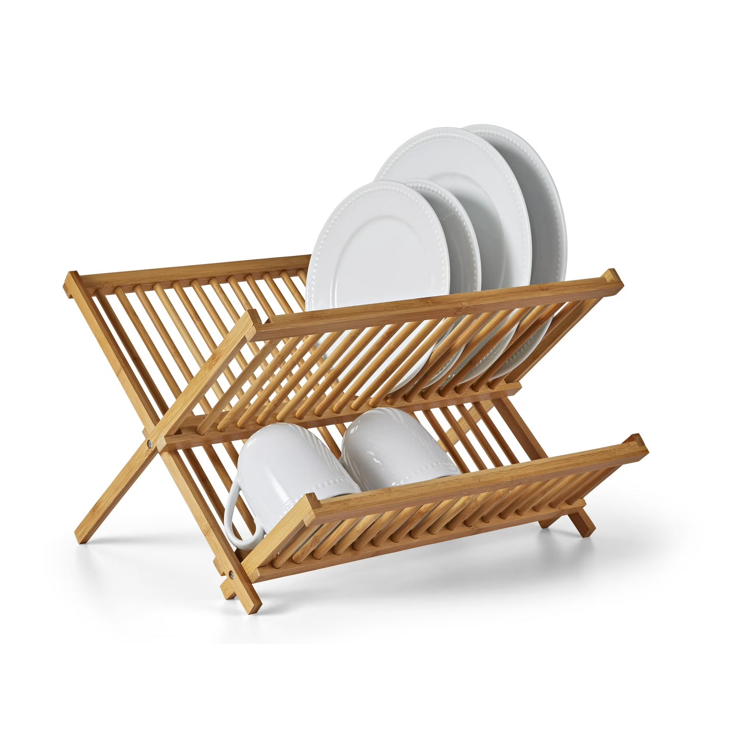 Better Homes & Gardens Natural Bamboo Dish Rack, 17.72" x 12.28"