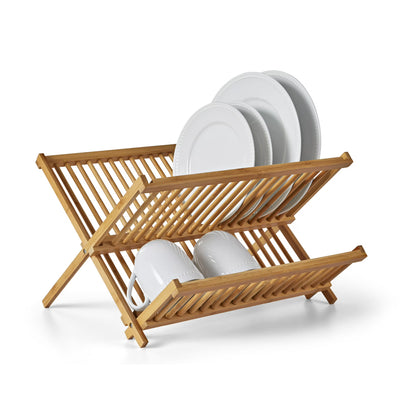 Better Homes & Gardens Natural Bamboo Dish Rack, 17.72" x 12.28"