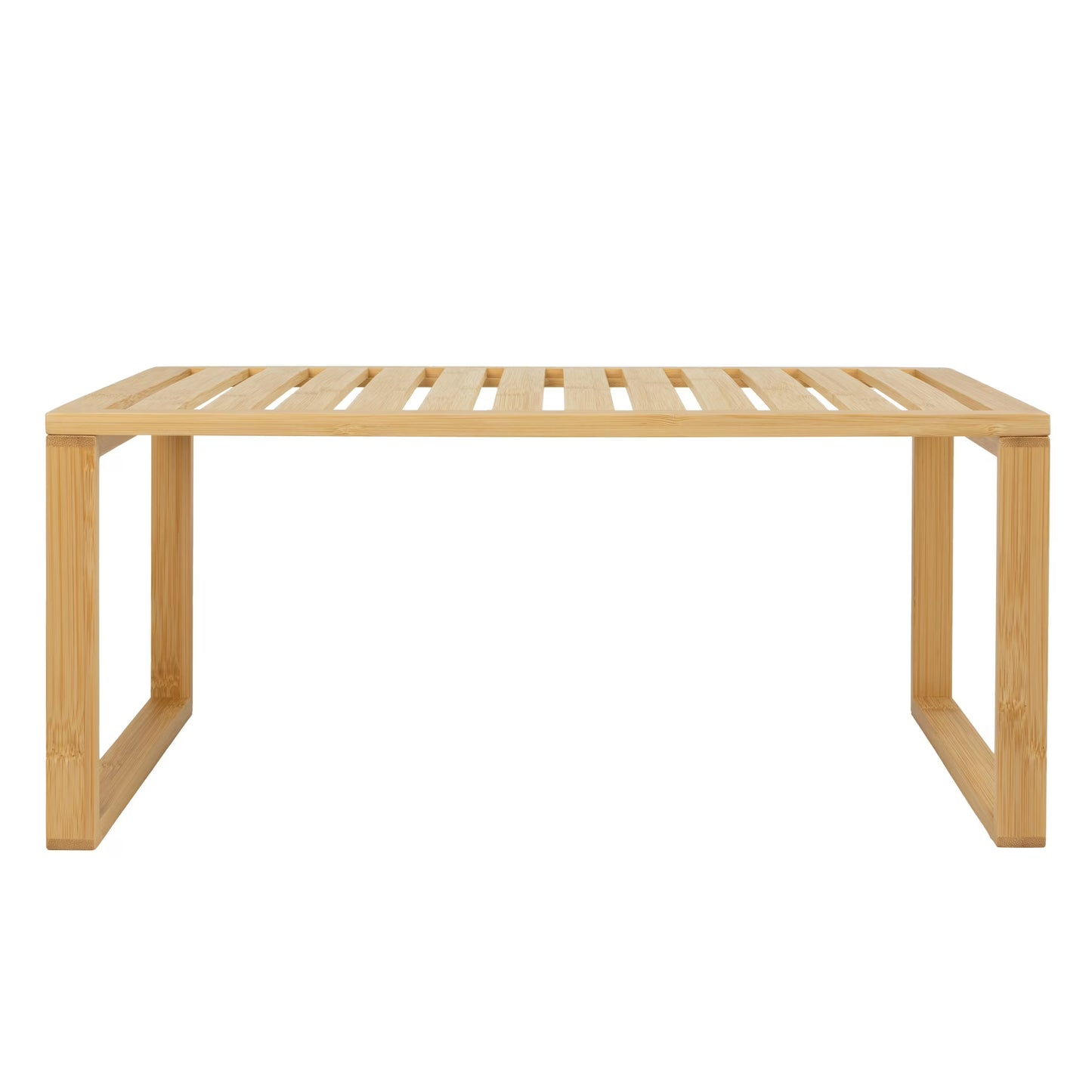 Better Homes & Gardens Bamboo Stackable Shelf, Natural Bamboo Color