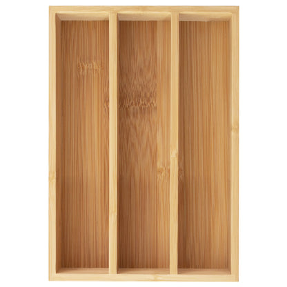 Totally Bamboo 12-Piece Bamboo Flatware Set with Portable Storage Case