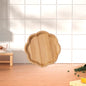 Bamboo Serving Tray for Snacks and Fruit, Square Wooden Storage Platter, Smooth Splinter-Free, 6–8 Inch Sizes