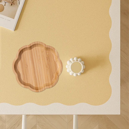 Bamboo Serving Tray for Snacks and Fruit, Square Wooden Storage Platter, Smooth Splinter-Free, 6–8 Inch Sizes